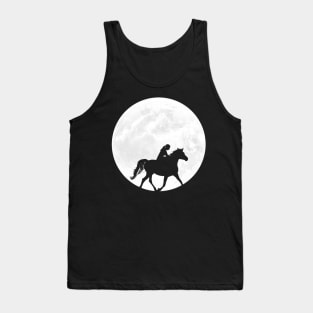 Horseback Riding in Fullmoon Tank Top